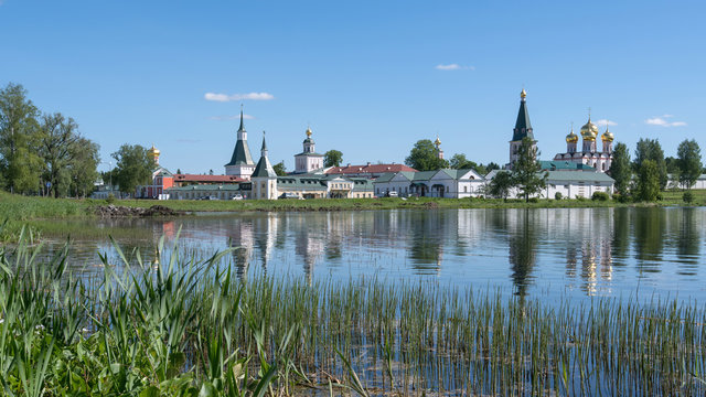 Valday Iversky Monastery. Lake Valdayskoye, Novgorod Oblast, Russia.