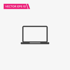 Laptop Icon Design, Vector EPS10