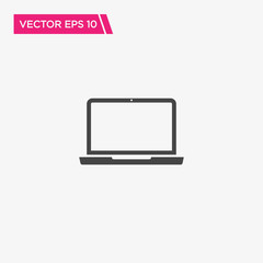 Laptop Icon Design, Vector EPS10