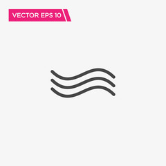 Wave Icon Design, Vector EPS10