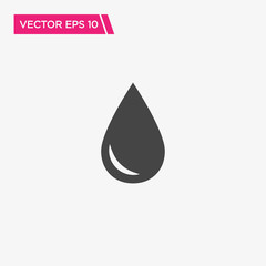 Water Drop Icon Design, Vector EPS10