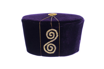 lawyer hat isolated on white background