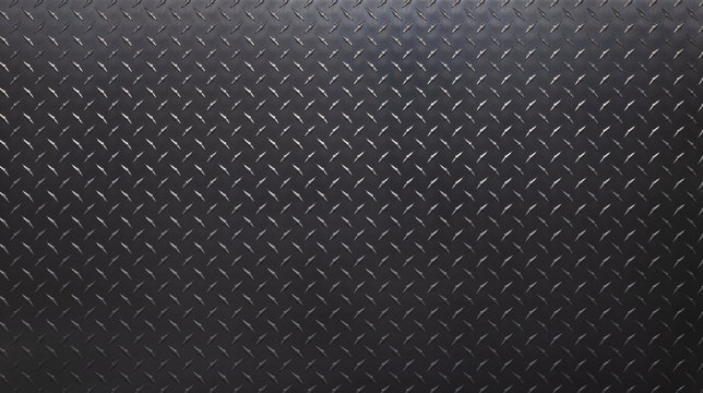 black metal plate with corrugated texture. steel sheet as a background.