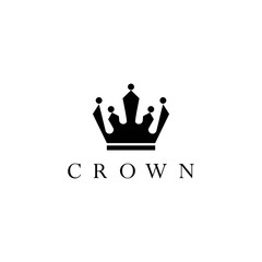 Crown logo template vector illustration