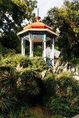 Pavilion in a park