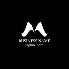 M Letter  logo business template vector icon