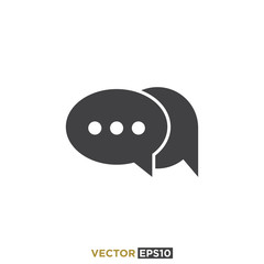 Chat Icon Design Vector Illustration