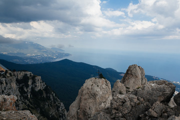 Naklejka na ściany i meble Ai Petri mountain view Crimea