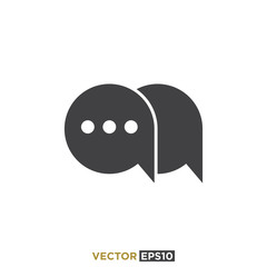Chat Icon Design Vector Illustration