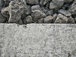 Combined gray stone texture background