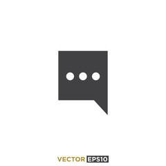 Chat Icon Design Vector Illustration