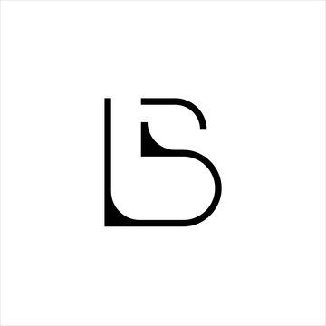 Letter  lb  logo design element Royalty Free Vector Image