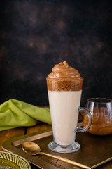 Dalgona Coffee, a delicious foamy whipped coffee