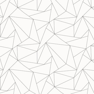 Geometric vector pattern, repeating asymmetry linear triangle shape or polygon triangle. pattern is clean for fabric, wallpaper and printing. Pattern is on swatches panel