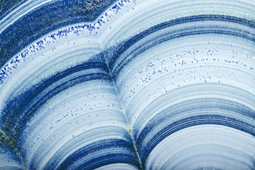 blue malachite spots and lines texture