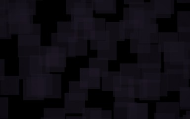 Black abstract background. Backdrop with grey squares. 3D illustration