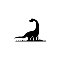 Brontosaurus logo template vector icon design