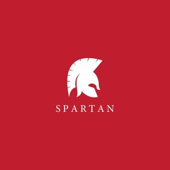 Spartan logo template vector icon design