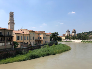 Obraz premium View of the city of Verona, Italy