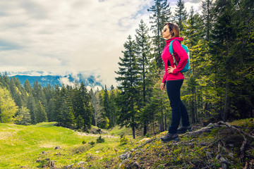 Naklejka premium Back to nature. Living healthy lifestyle.