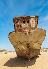 Aral Sea Ship Graveyard - 350584816