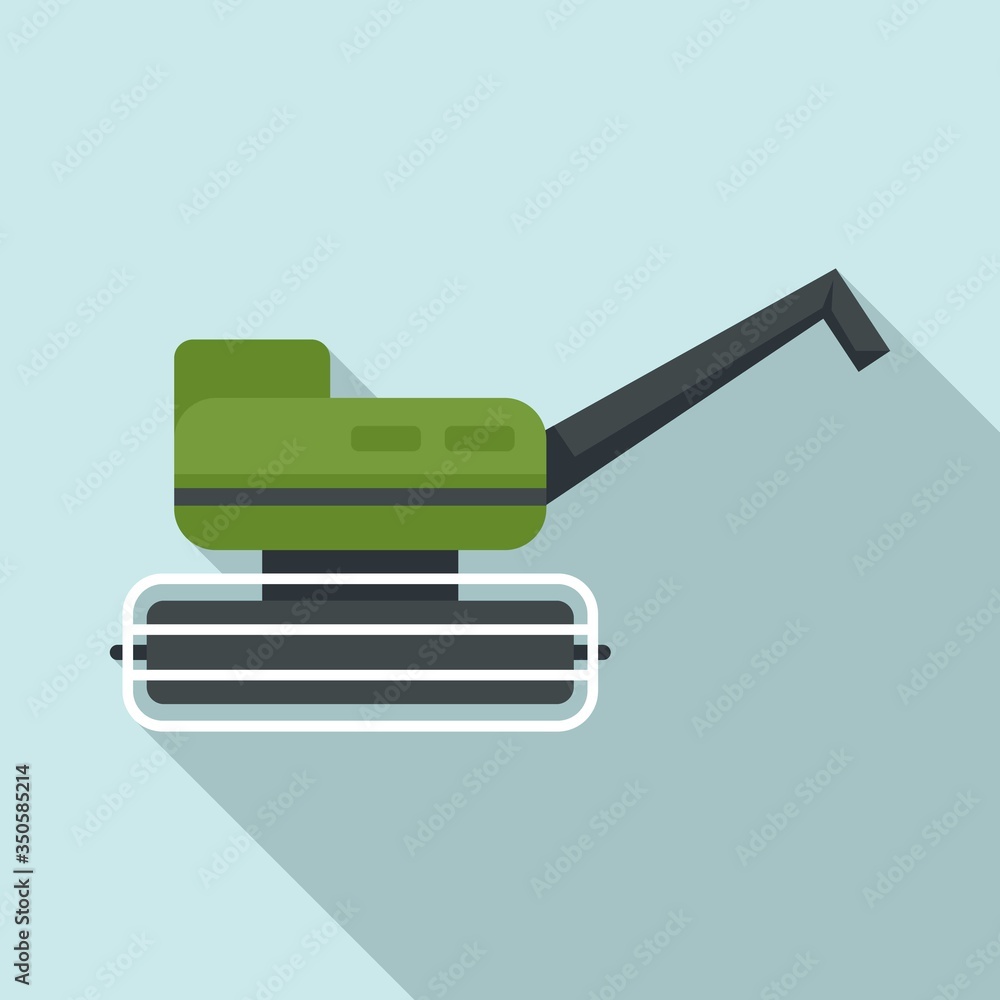 Poster smart farm robot icon. flat illustration of smart farm robot vector icon for web design