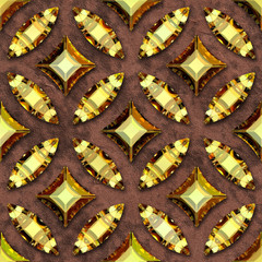 3D Gemstone seamless background tile