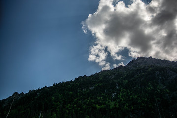 The High Tatras Mountains (Vysoke Tatry, Tatry Wysokie, Magas-Tatra), are a mountain range along the border of Slovakia in the Presov Region, and southern Poland
