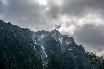 The High Tatras Mountains (Vysoke Tatry, Tatry Wysokie, Magas-Tatra), are a mountain range along the border of Slovakia in the Presov Region, and southern Poland
