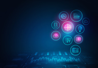 Innovative technologies image . Mixed media