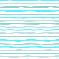 Seamless blue striped background. Vector