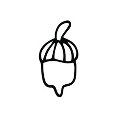 logo one acorn black and white