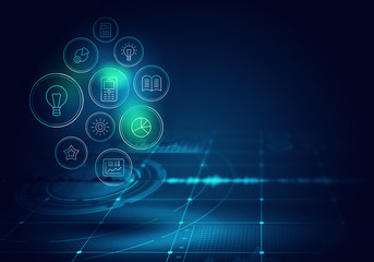 Innovative technologies image . Mixed media