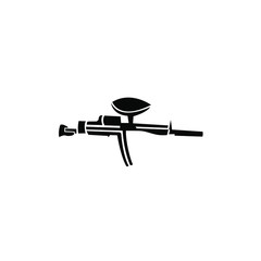 airsoft gun silhouette vector