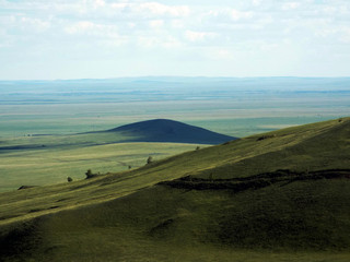 Mountain landscapes of Mongolia