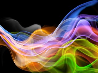 abstract colorful wave