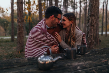 Romance in the forest