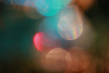 abstract background of colorful bokeh