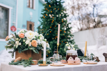 christmas table decoration
