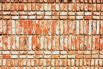 old antique brick blocks background in a row