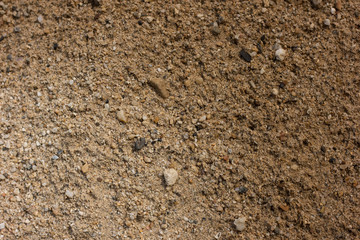 Closeup Brown water sand for background