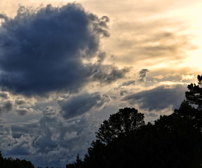 Stormy Sunset in May