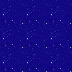 Fototapeta premium Seamless pattern of star-studded sky