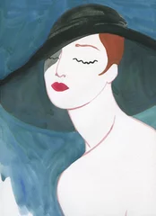 abstract woman. fashion illustration. watercolor painting  © Anna Ismagilova