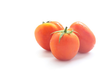 Tomato with drops