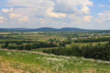 Krajobraz Gór Świętokrzyskich