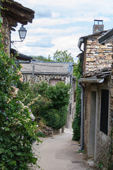 alley in rural town spain