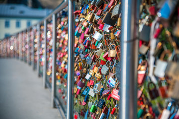 Naklejka premium Lovelocks in Salzburg
