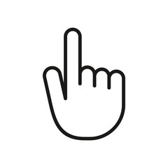 Hand cursor icon. Hand icon for website, app.