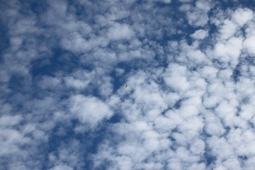 blue sky with clouds